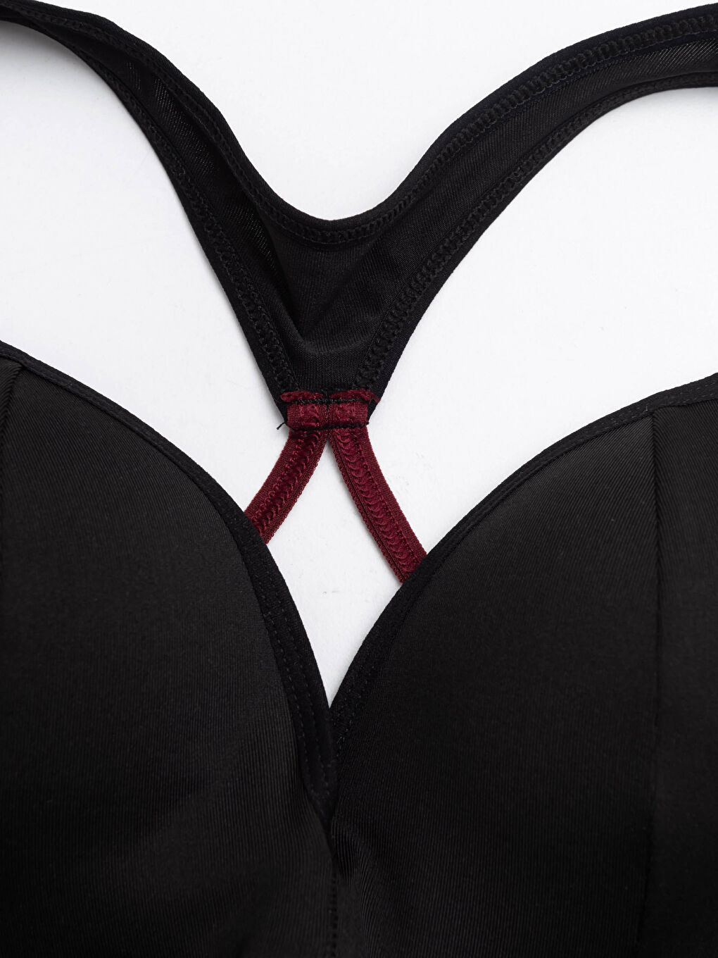 Siyah Çizgili Sporcu Sütyen-3