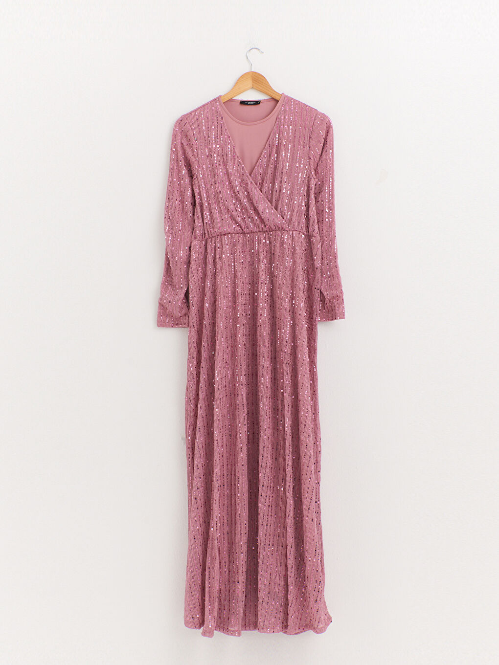 LCWAIKIKI Maternity Bright Chiffon Maxi Evening Dress -0WI276Z8-JWX