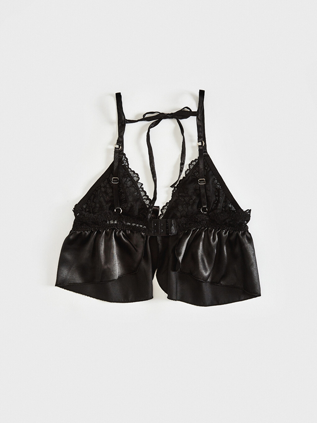 Brassière en Dentelle Détailée-1