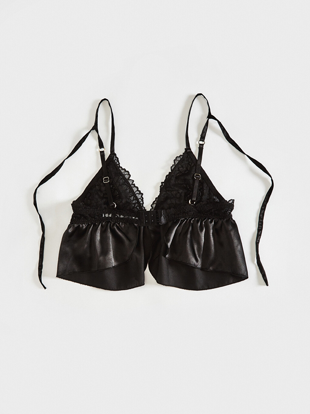 Brassière en Dentelle Détailée-2