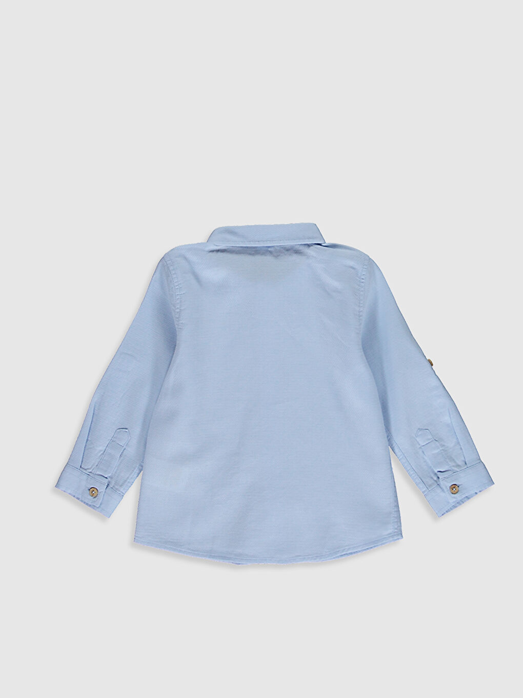 Mavi Erkek Bebek Gömlek ve Papyon-2