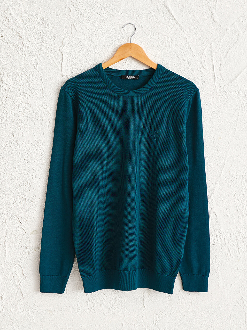 LCWAIKIKI Basic Базовый легкий трикотажный джемпер с круглым
