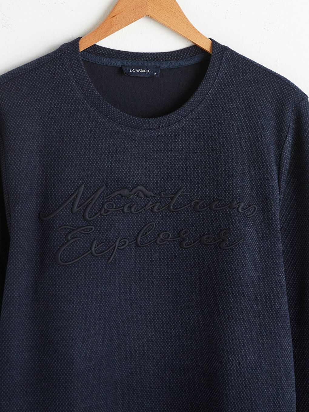 Стандартты пішім дөңгелек жағалы свитшот-5