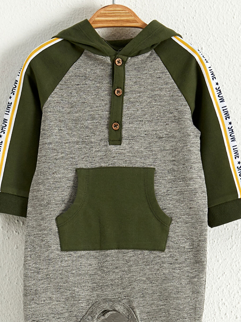 Baby Boy’s Printed Cotton Jumpsuit-2