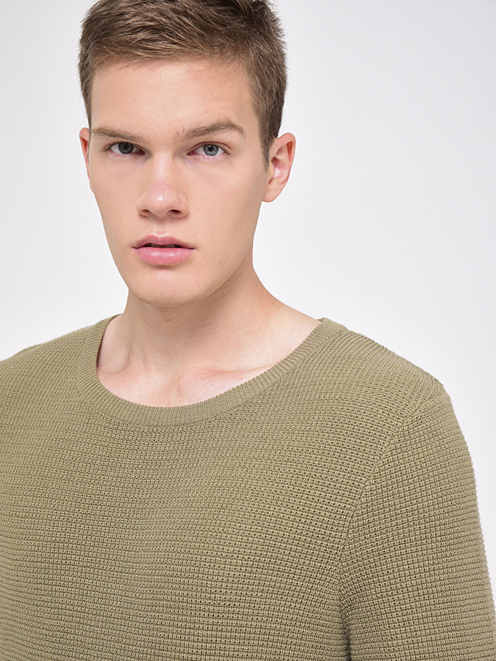 XSIDE Crew Neck Knitwear Sweater -0WI726Z8-E7P