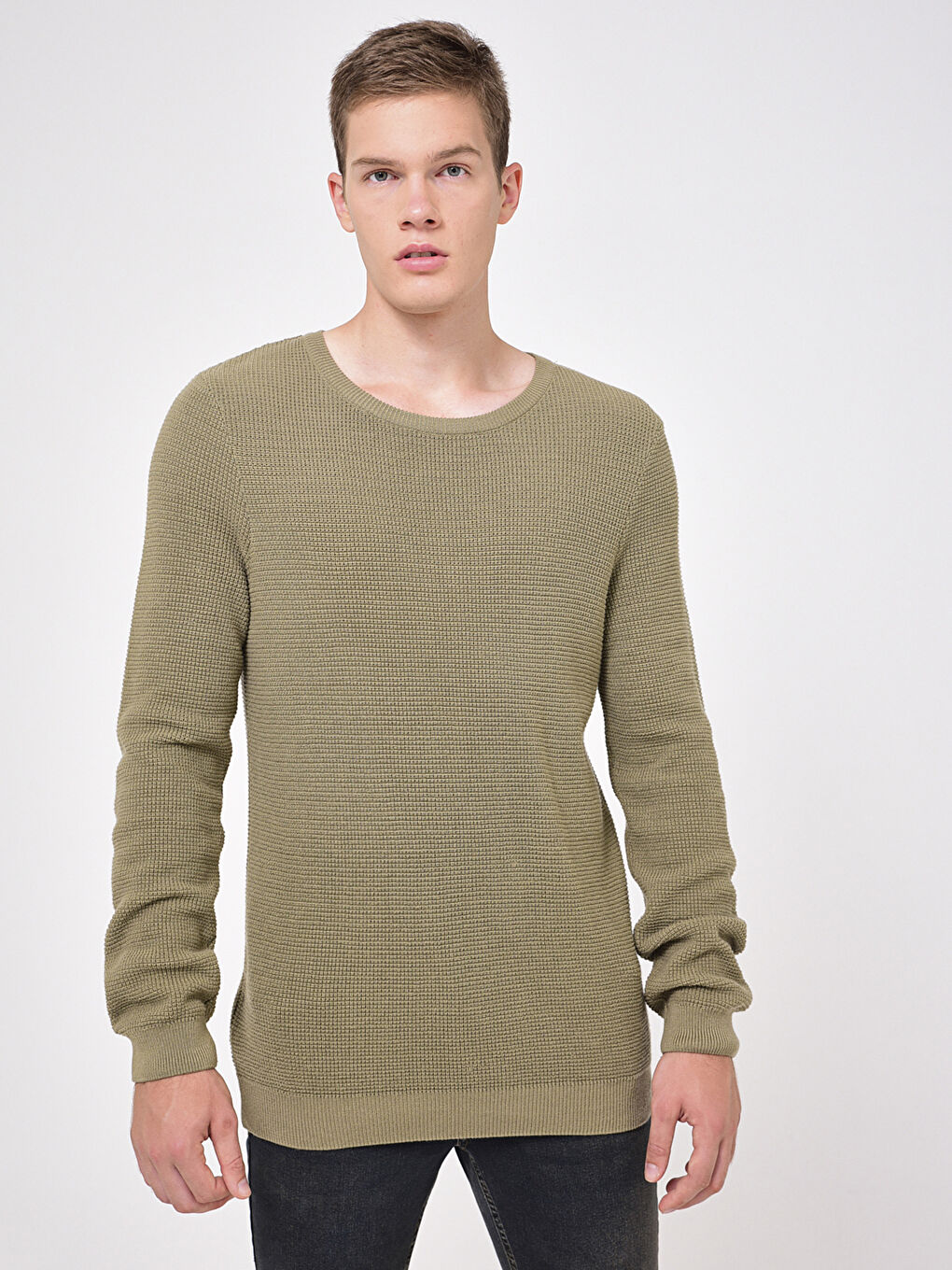 XSIDE Crew Neck Knitwear Sweater -0WI726Z8-E7P