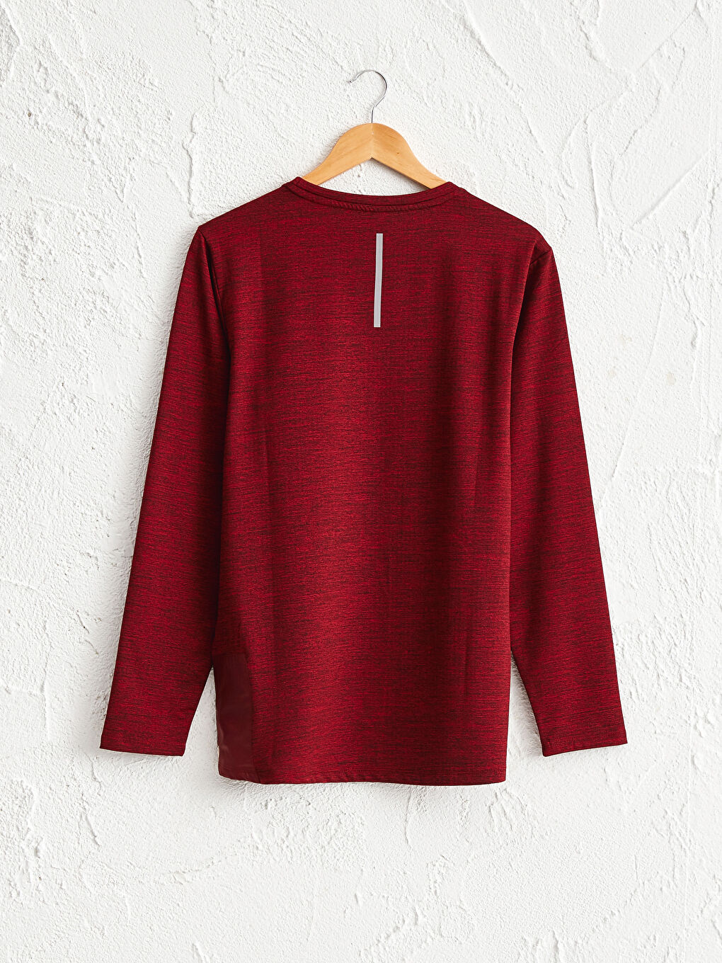 Спортивна футболка з круглим вирізом, з принтом, довгий рукав-1