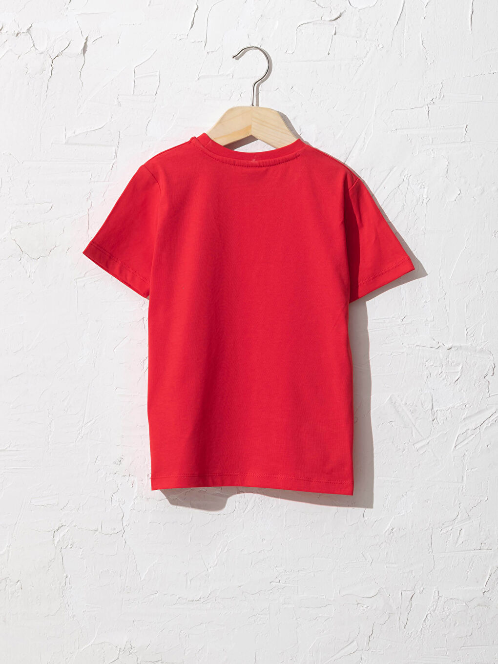 Boy's Slogan Printed Cotton T-Shirt-1