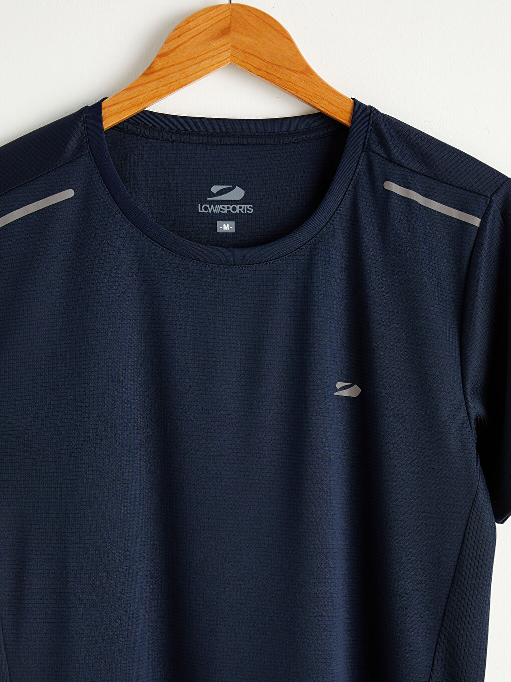 Crew Neck Short Sleeve Active Sport T-Shirt-2