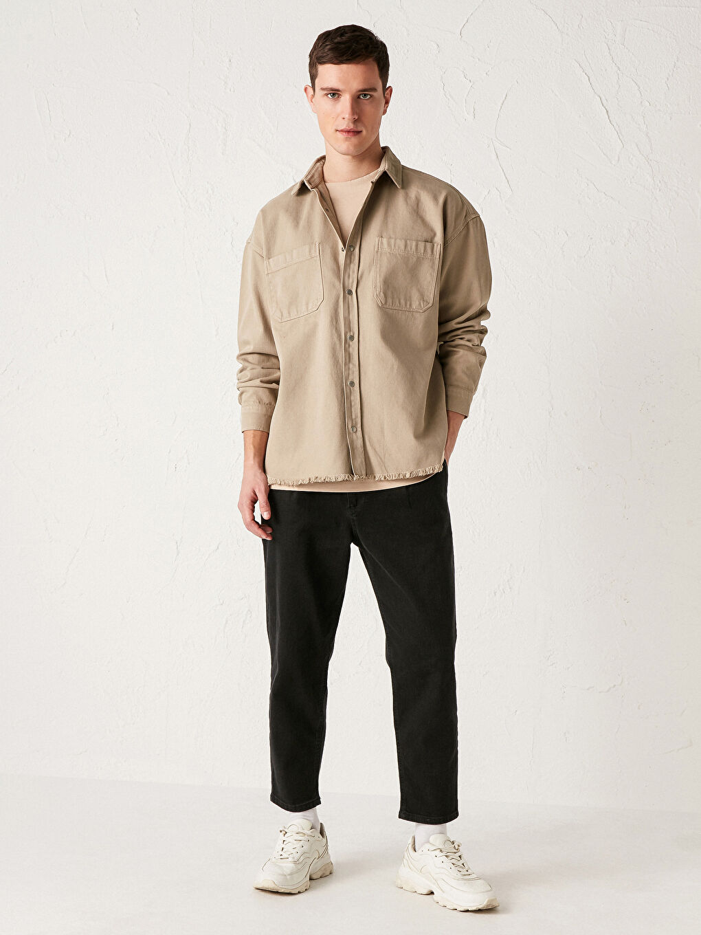 Oversize Long Sleeve Shirt-2