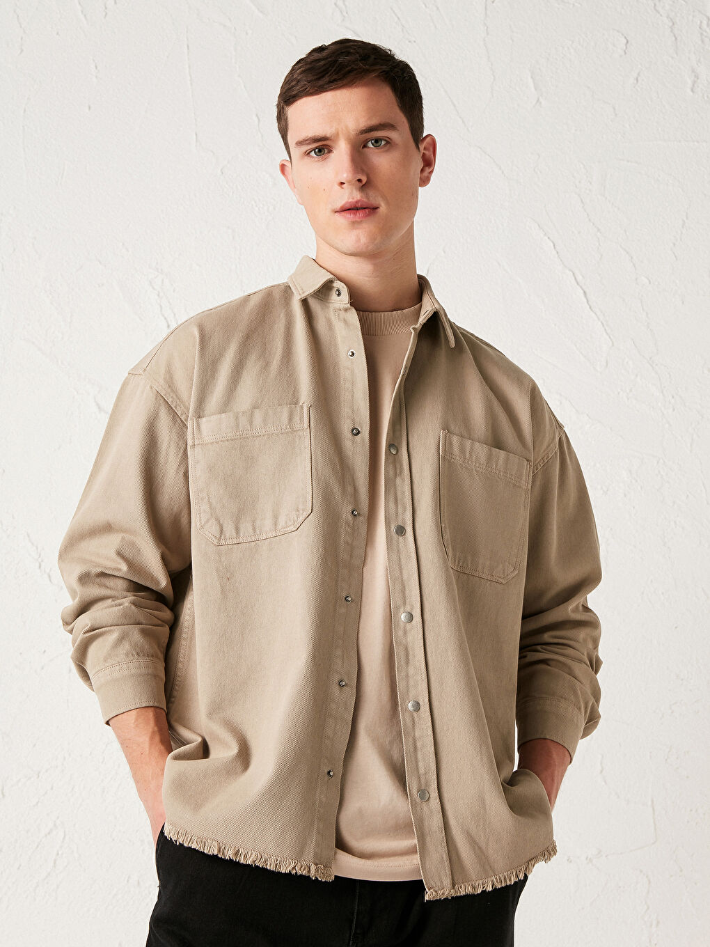 Oversize Long Sleeve Shirt-4