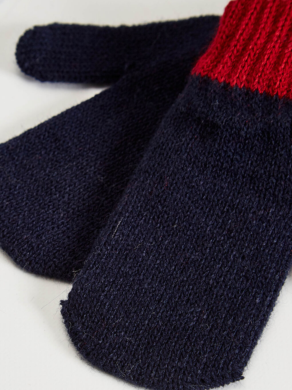 Lacivert Erkek Çocuk Atkı, Bere ve Eldiven-3