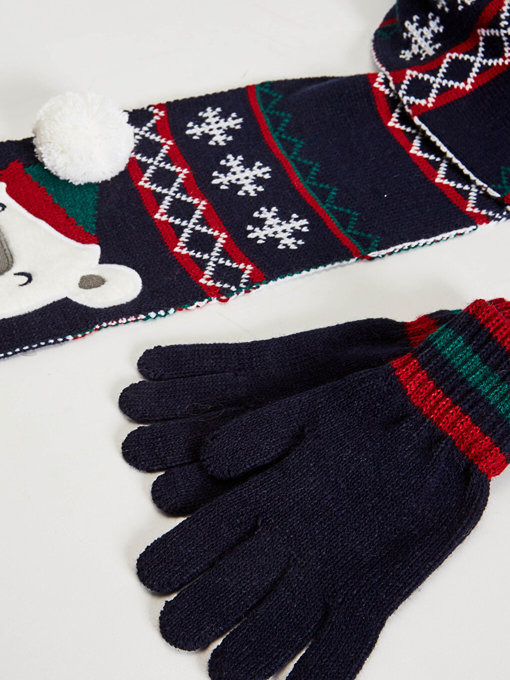 Ensemble Écharpe, Béret et Gants Garçon-1