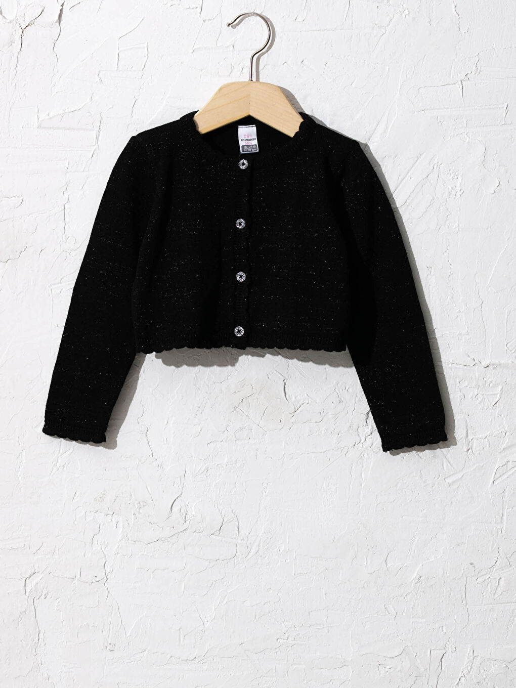 LCW baby Rundhalsausschnitt Langarm Schlicht Baby Mädchen Strick Bolero -0WAB79Z1-CVL