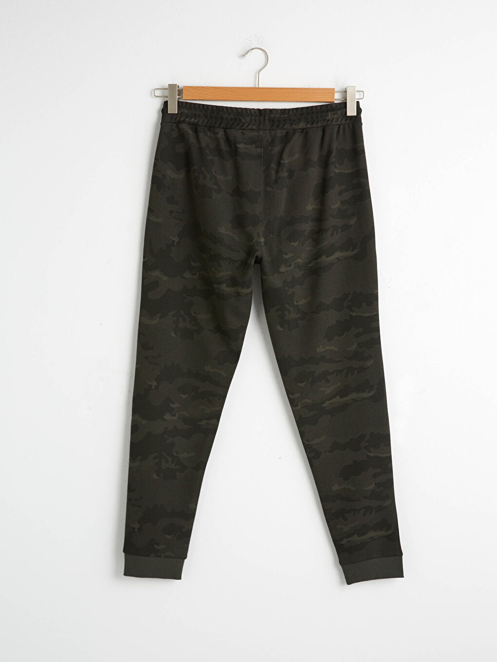 Slim Fit Camo-Figured Jogger Sweatpants-6