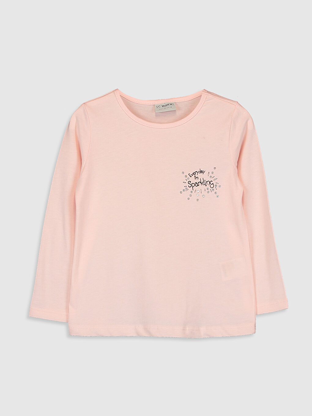 Футболка з принтом для дівчаток з бавовни