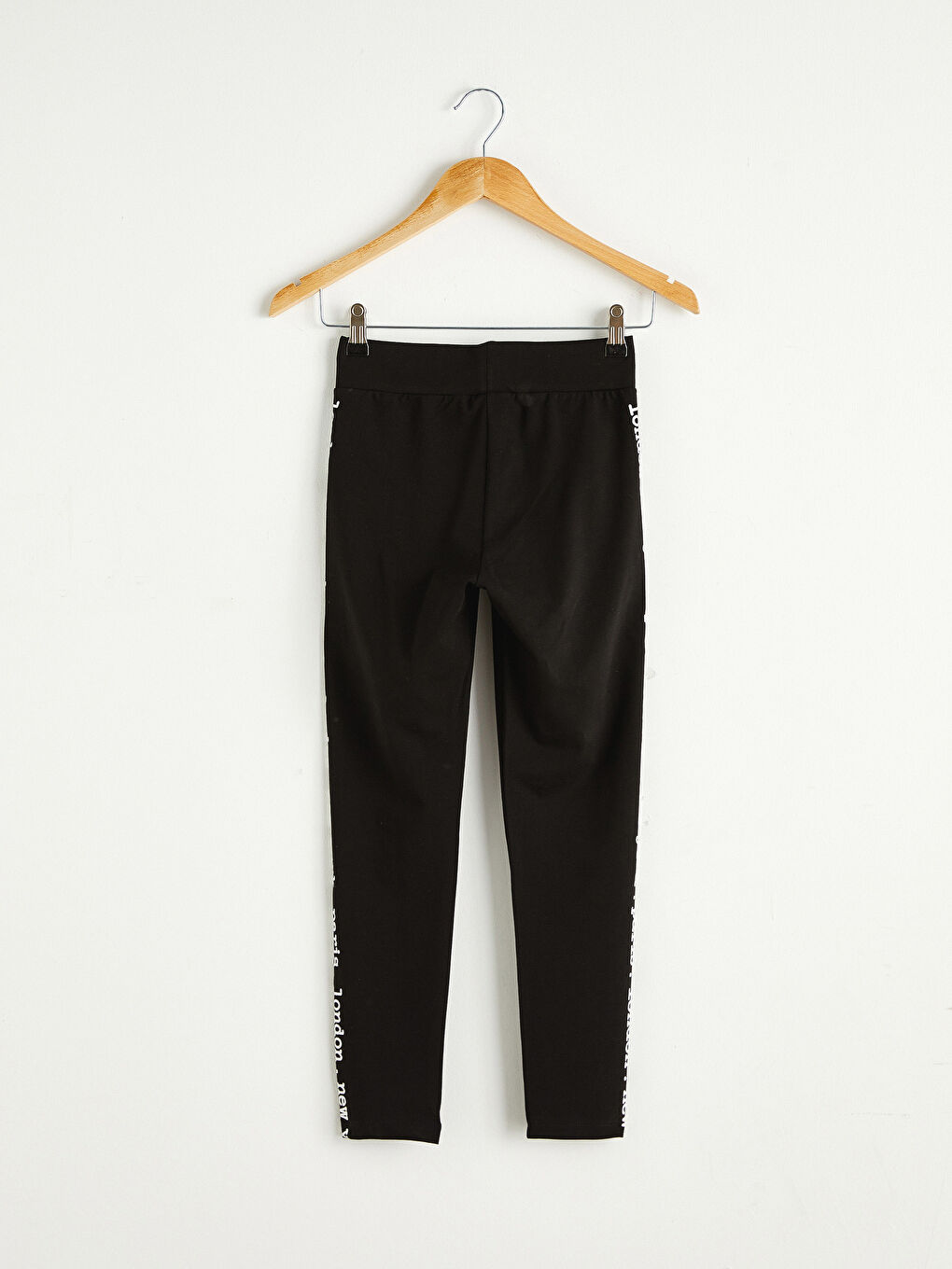 Леггинсы из хлопка с буквенным принтом-1