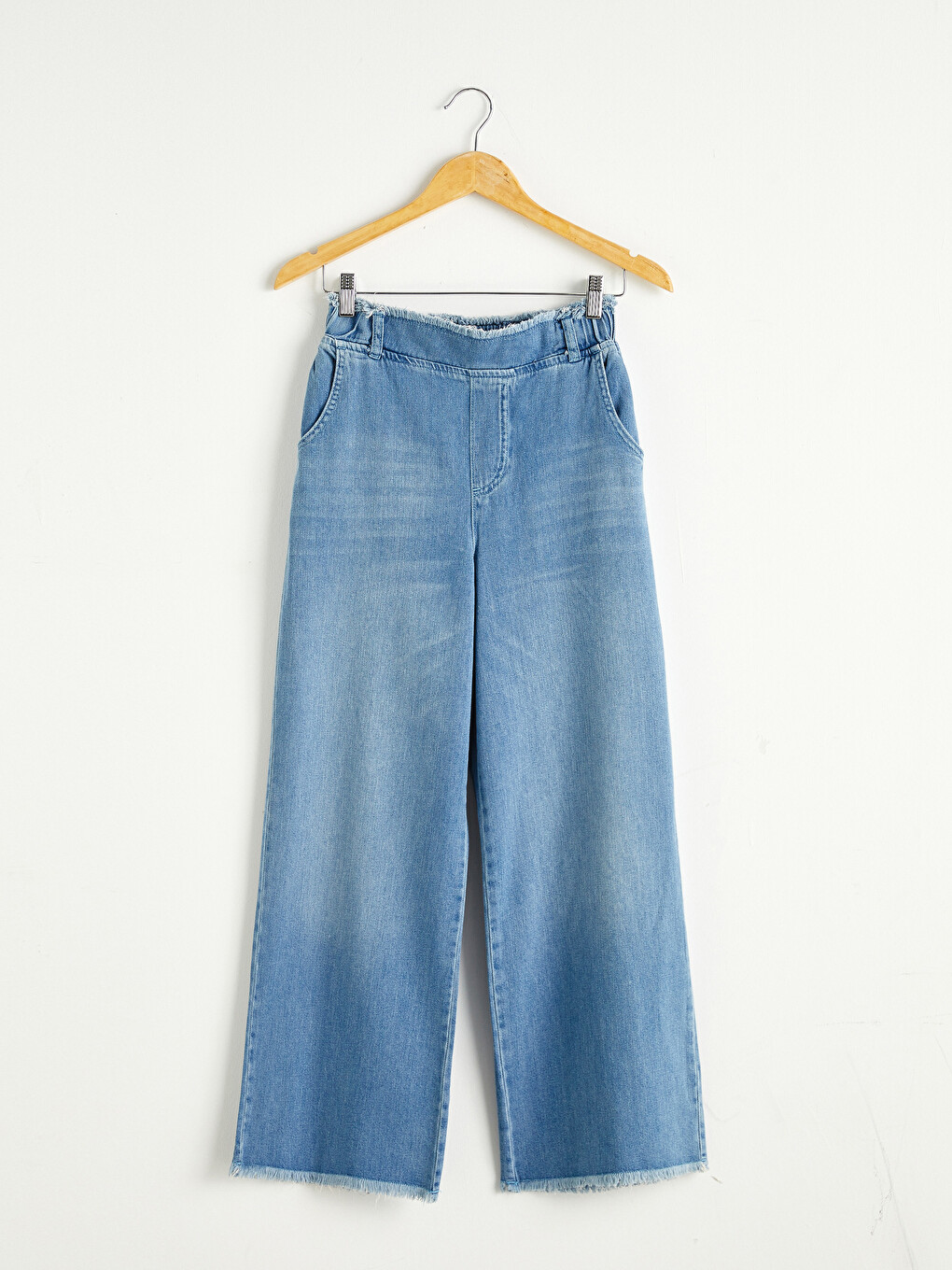 LCW Modest Elastic Waist Harem Jeans - 0WAF03Z8-311 | LC Waikiki