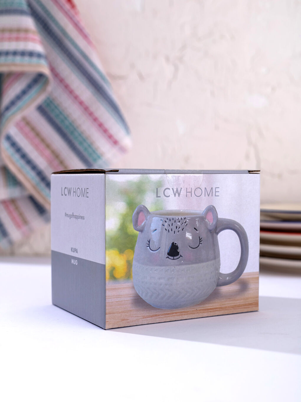 Seramik Hayvan Figürlü Kupa Bardak-3