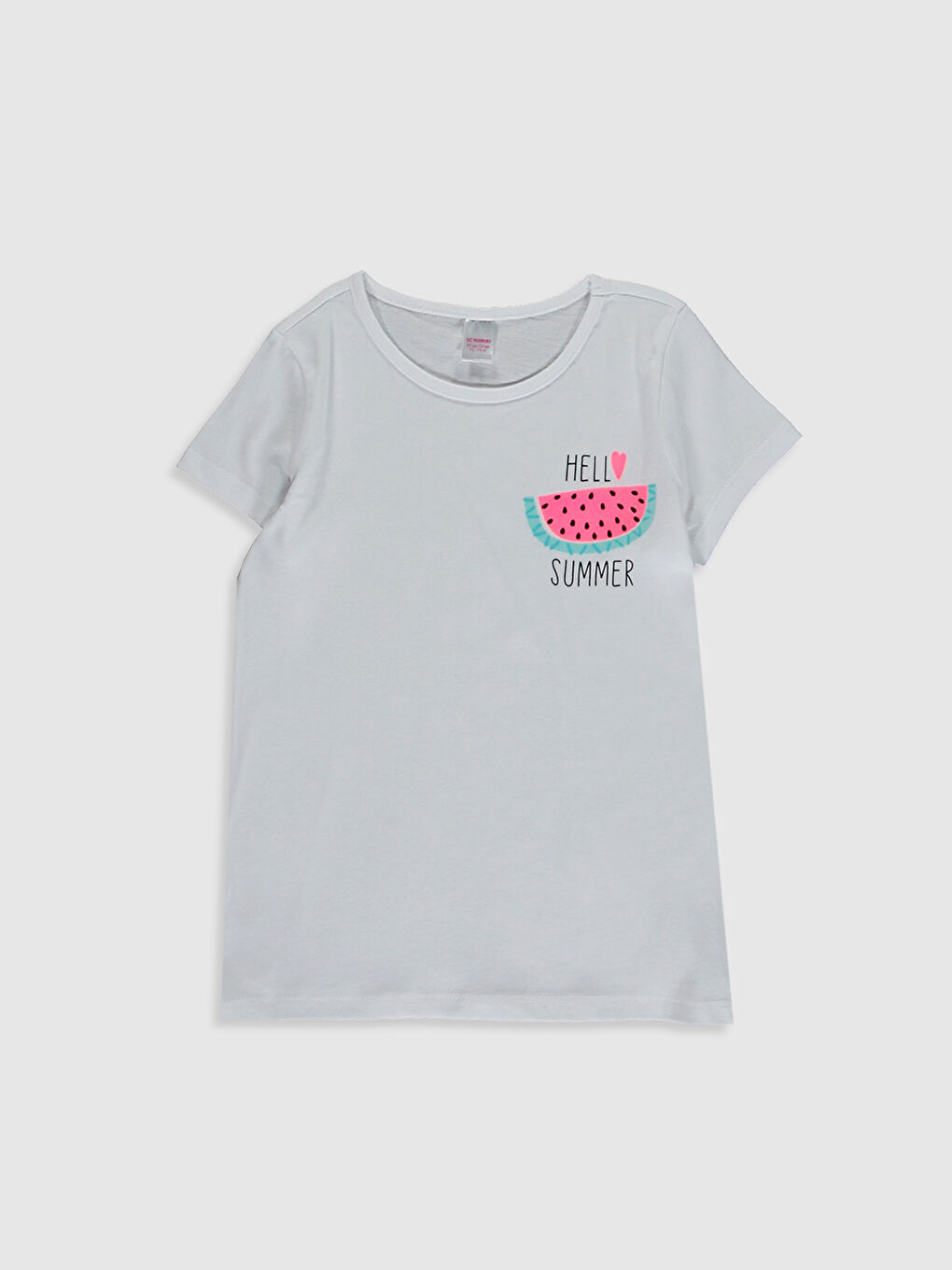 Қыздарға арналған принтті мақта пижама жинағы-2