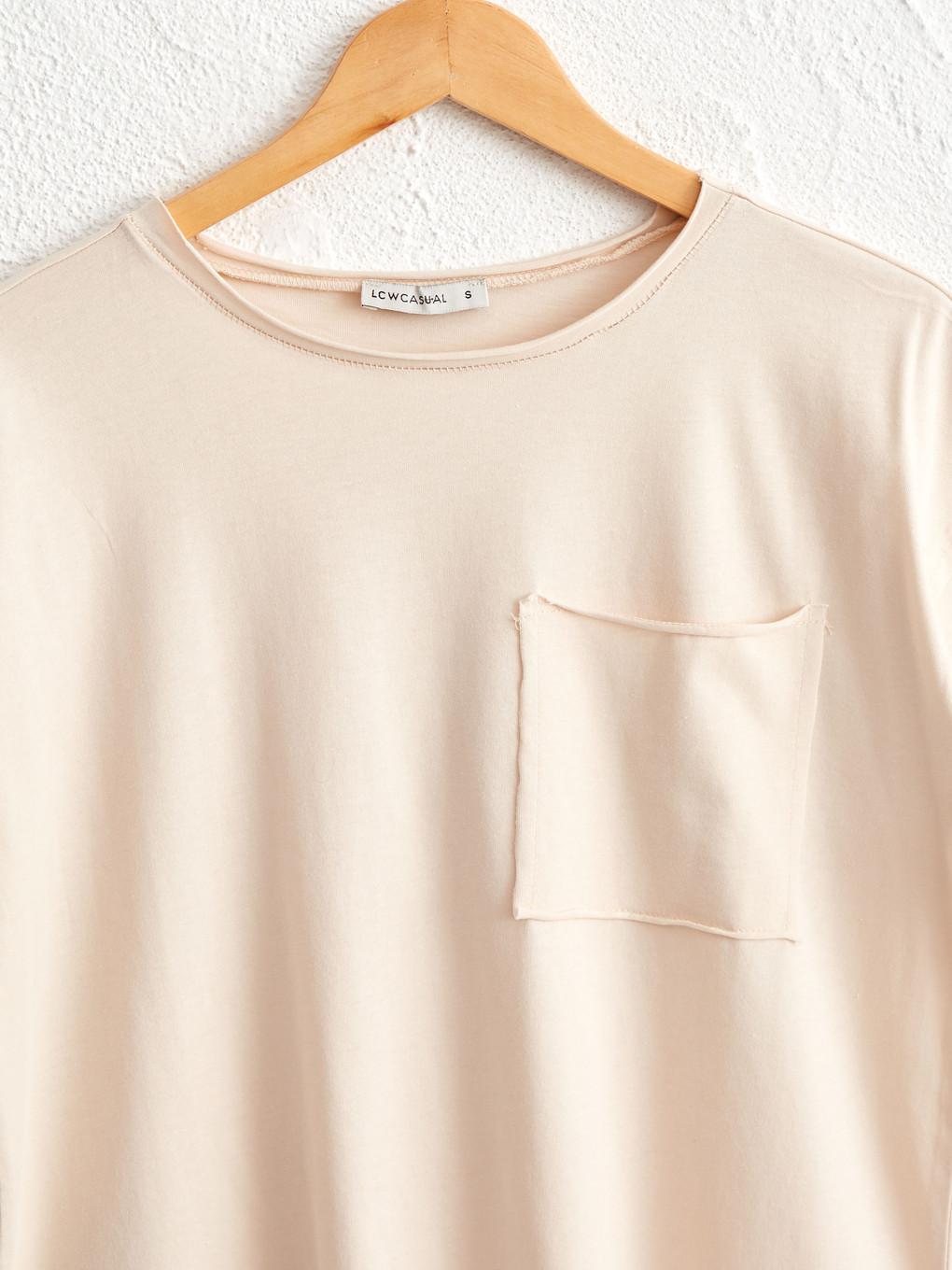 Pocket Detailed Cotton T-shirt-2