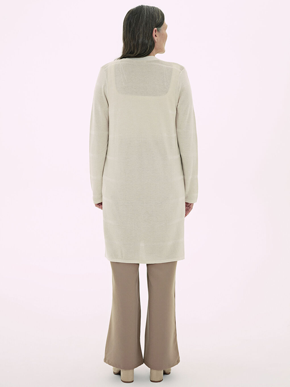 Women's Long Sleeve Slim Knitwear Cardigan-3