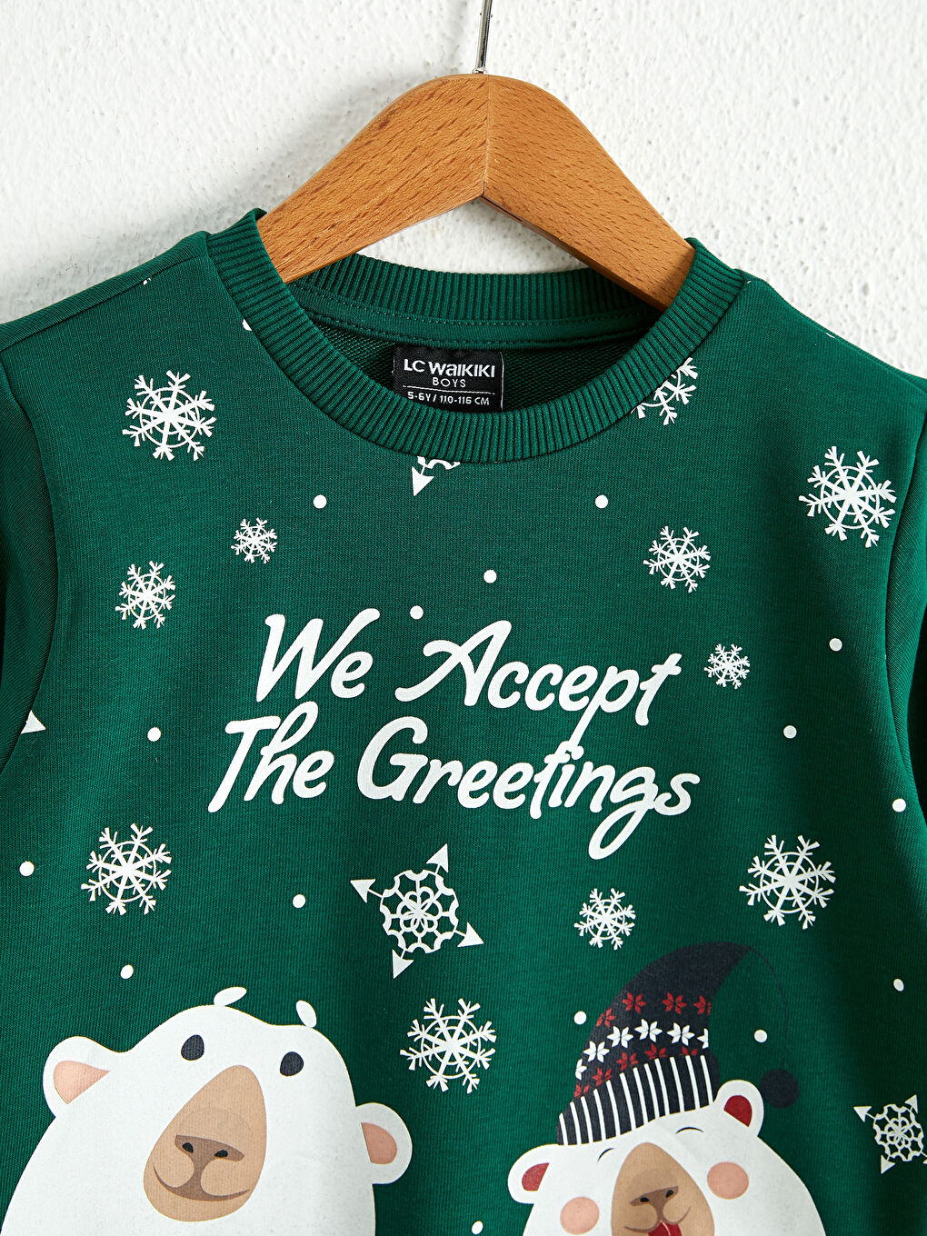 Boys' New Year Themed Sweatshirt Father and Son Matching-2