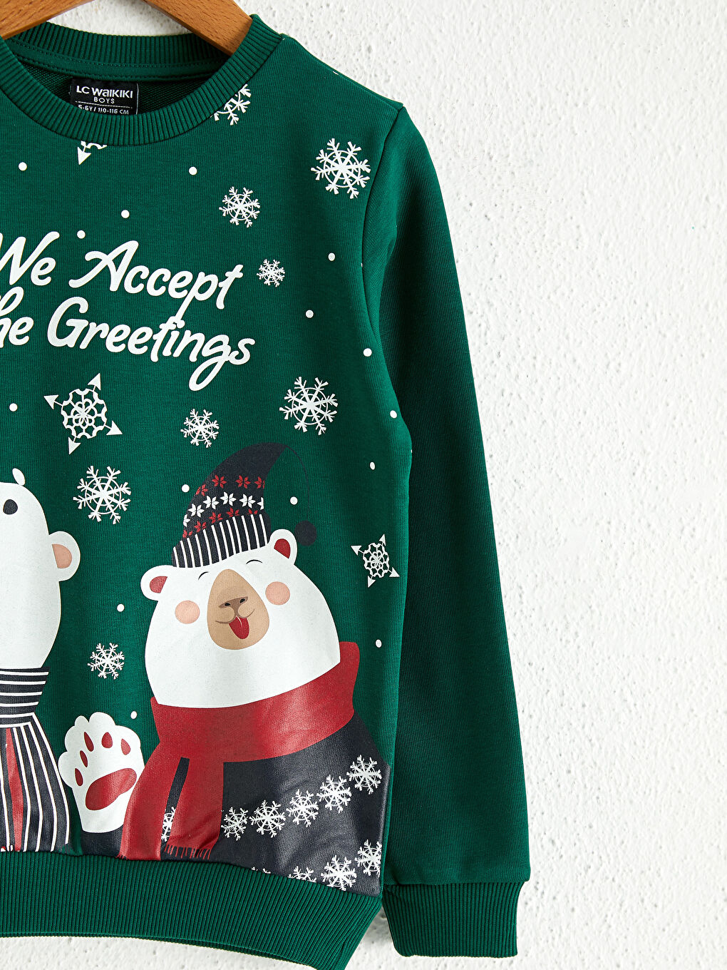 Boys' New Year Themed Sweatshirt Father and Son Matching-3