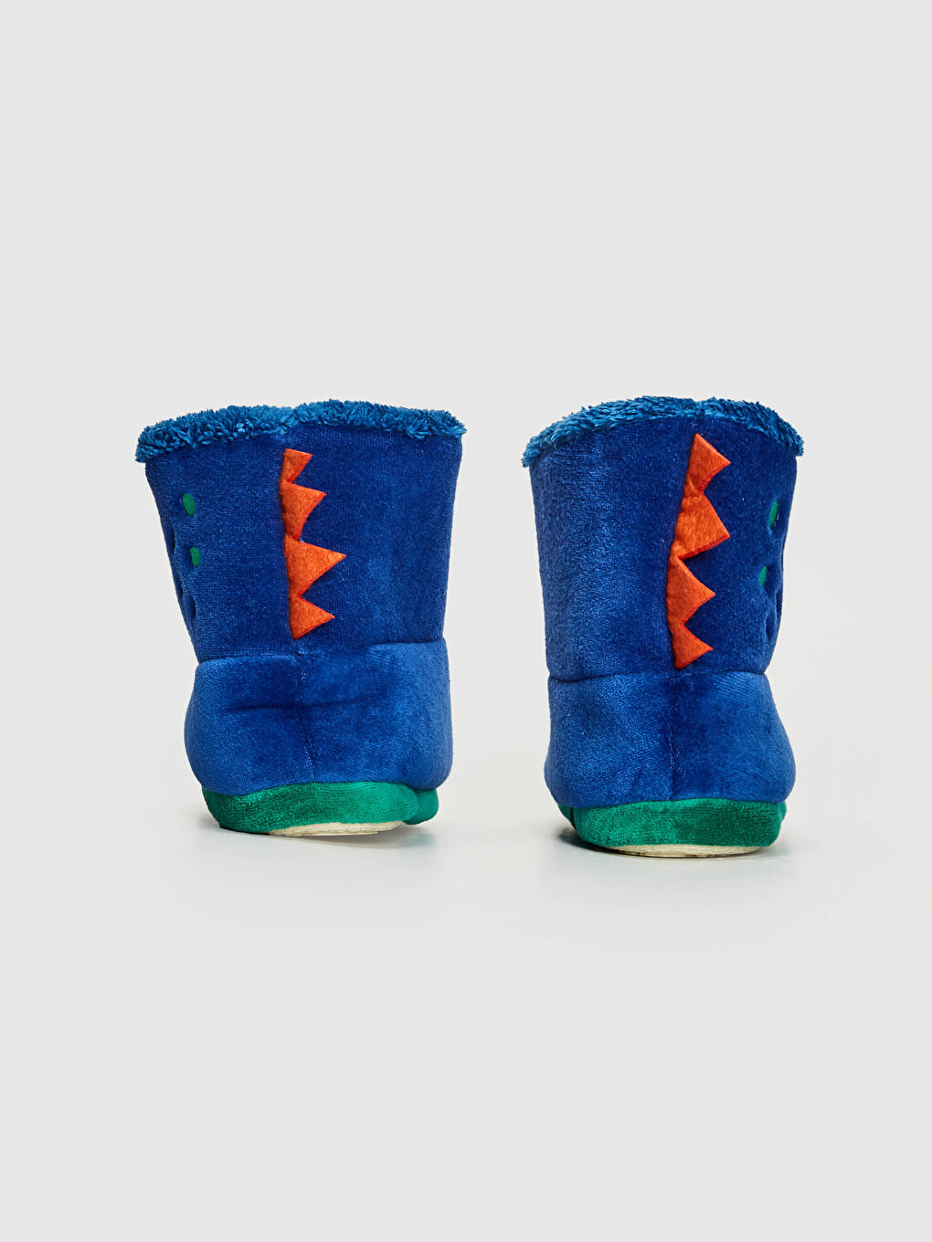 Ұл баланың плюшпен қапталған үй етігі-4