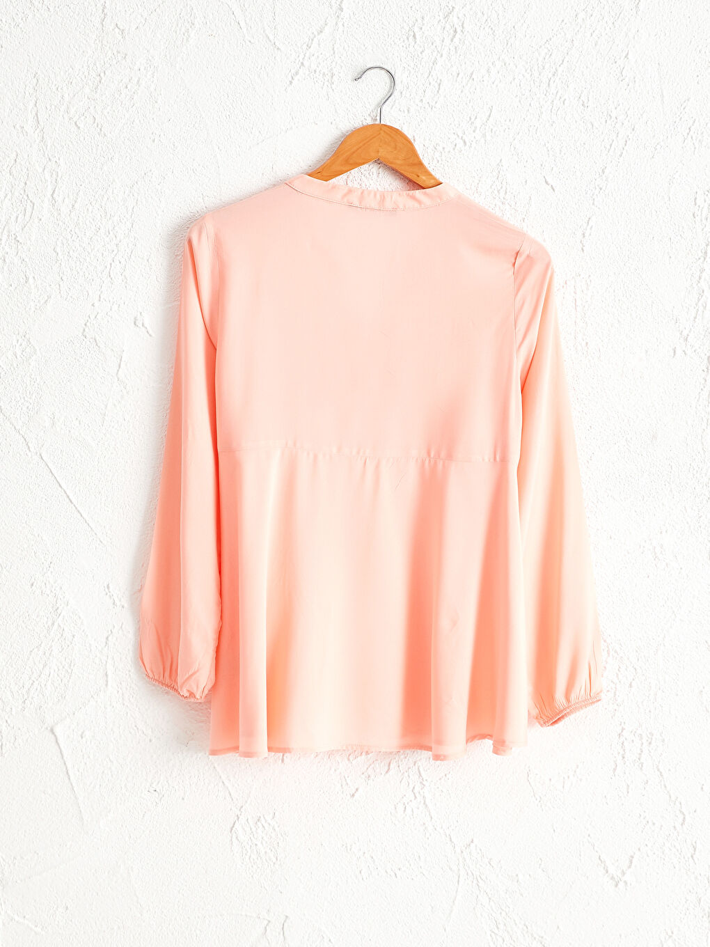 Neck Detailed Viscose Maternity Blouse-1