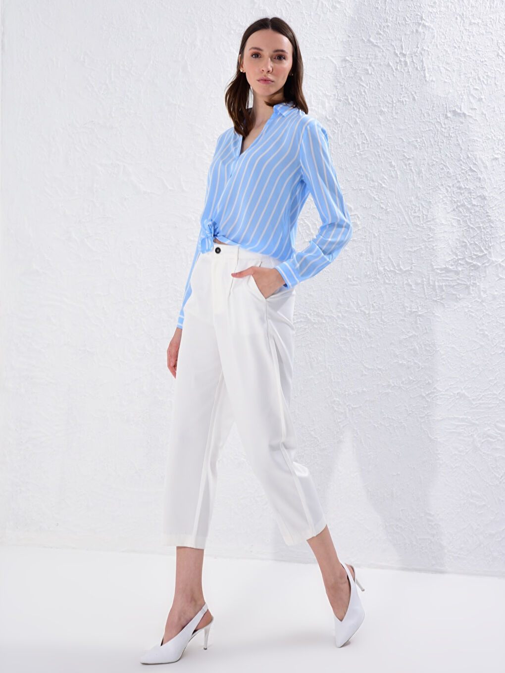 Ankle-Length Slouchy Pants -0WAI59Z8-D3W