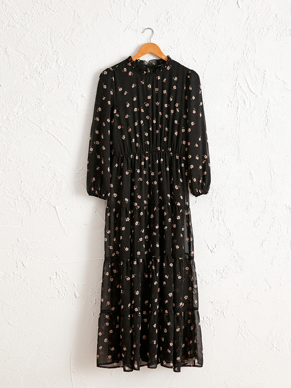 Floral Chiffon Maxi Dress