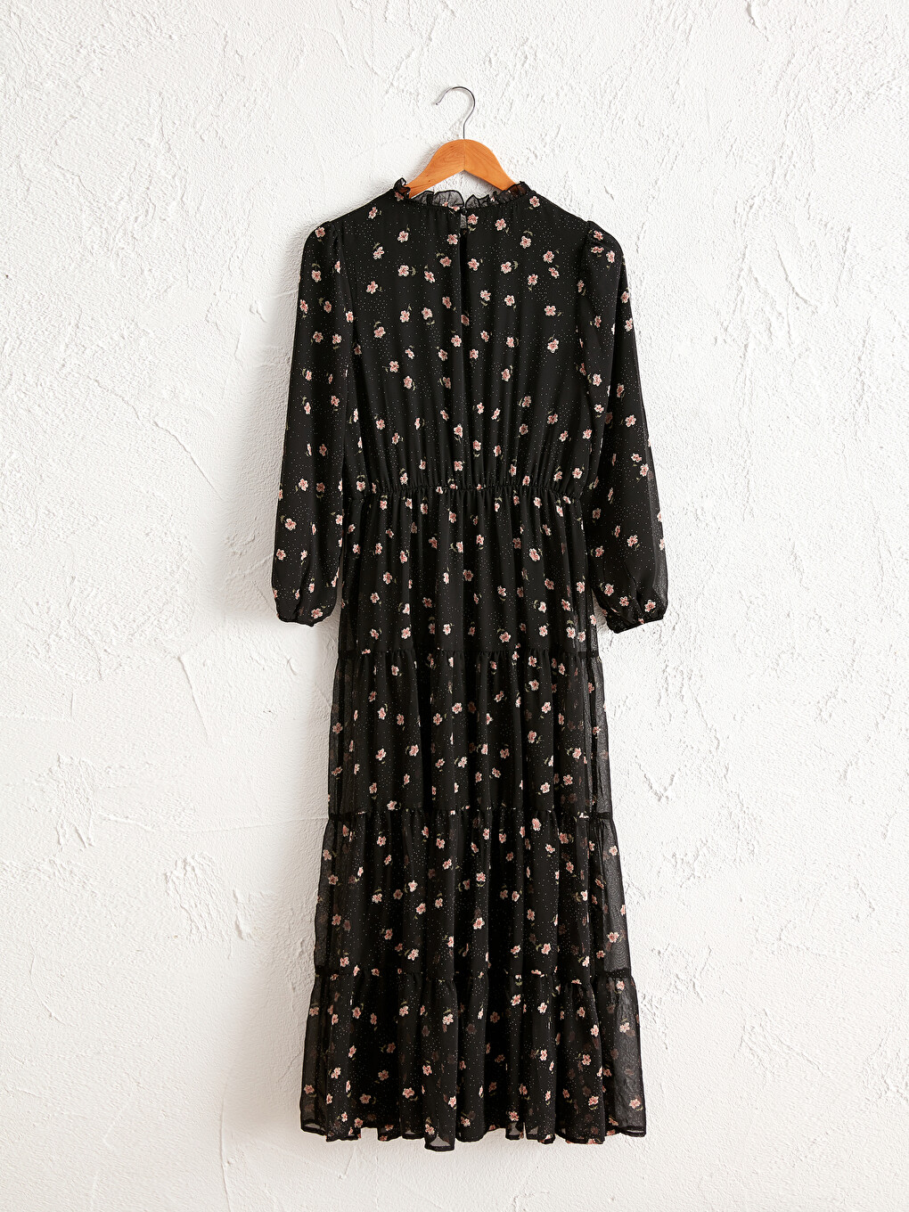 LCWAIKIKI Classic Floral Chiffon Maxi Dress - 0WAJ05Z8-LQJ - LC Waikiki