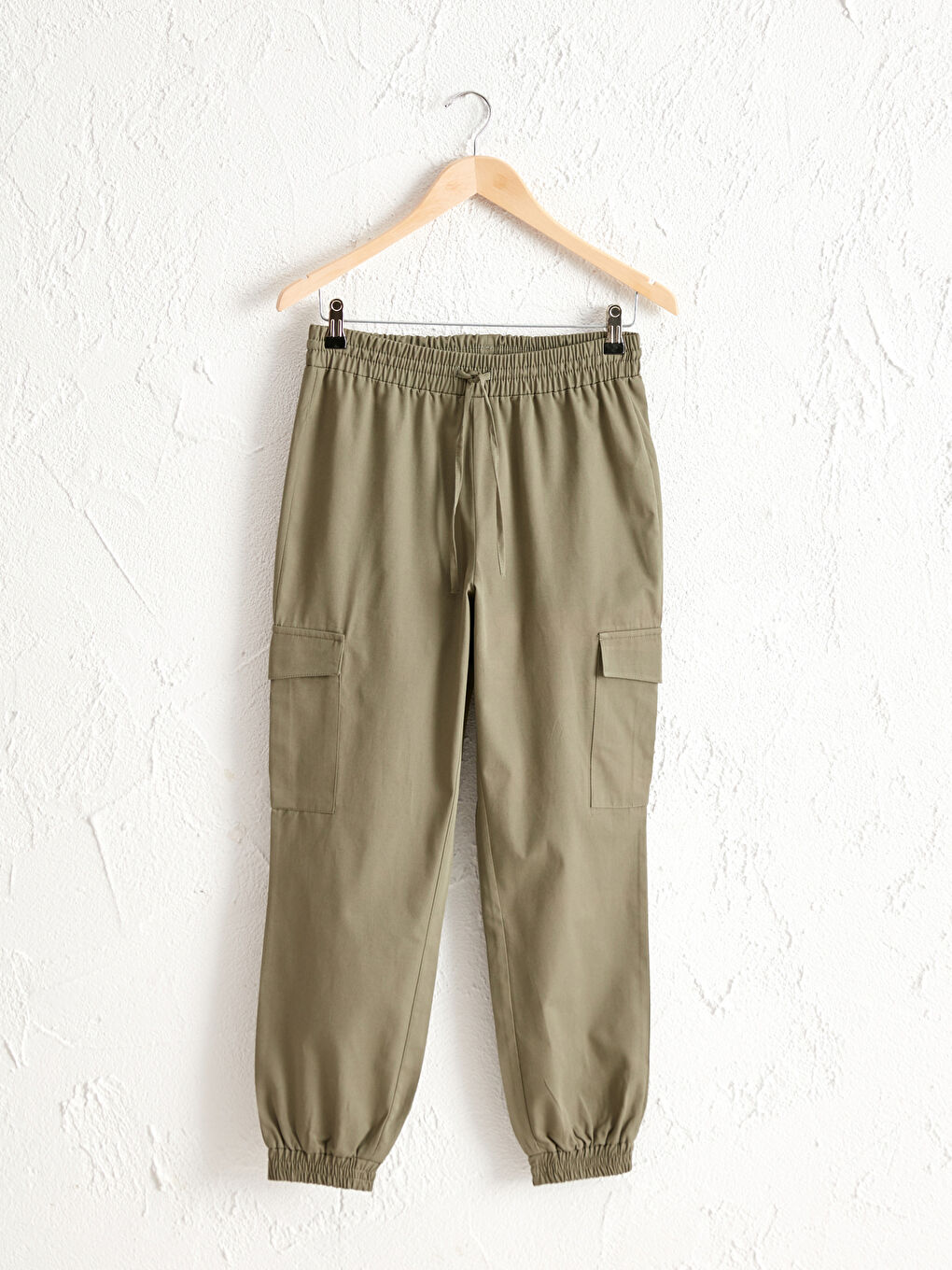 Elastic Waist Cargo Pants