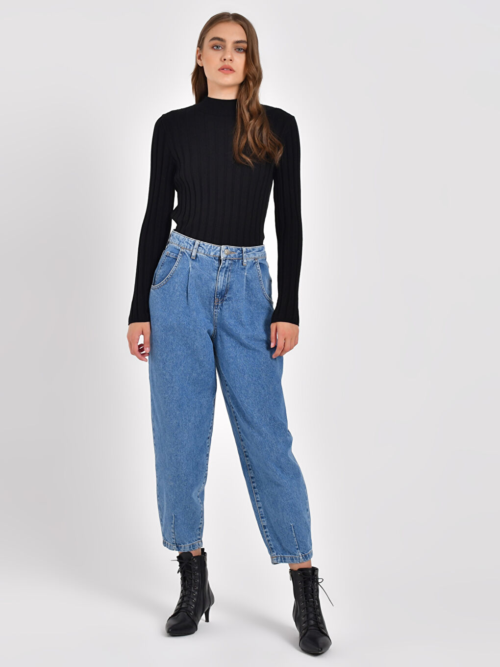 LCW Jeans Slouchy Kadın Jean Pantolon -0WAK99Z8-507