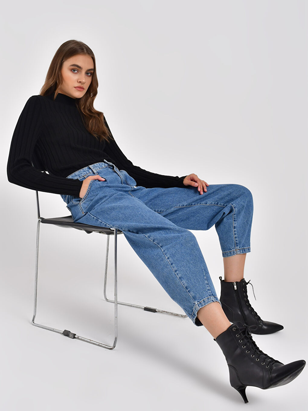 LCW Jeans Slouchy Kadın Jean Pantolon -0WAK99Z8-507