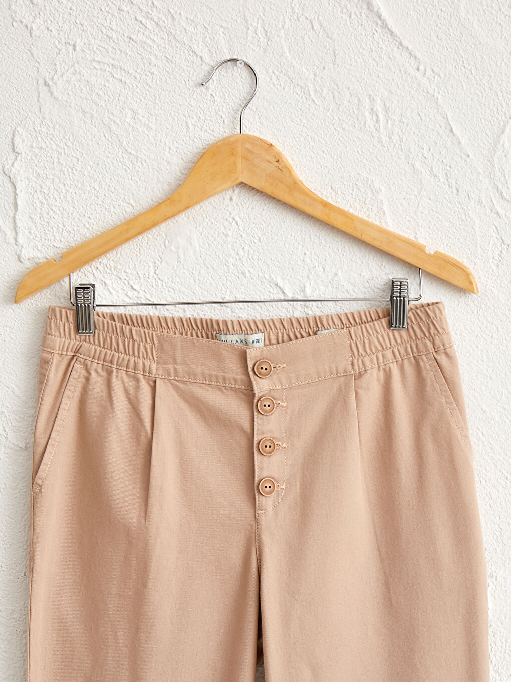 LCW Jeans Paperbag Jeans In Knöchellänge Für Damen Mit Elastischem Bund -0WAL72Z8-CR8
