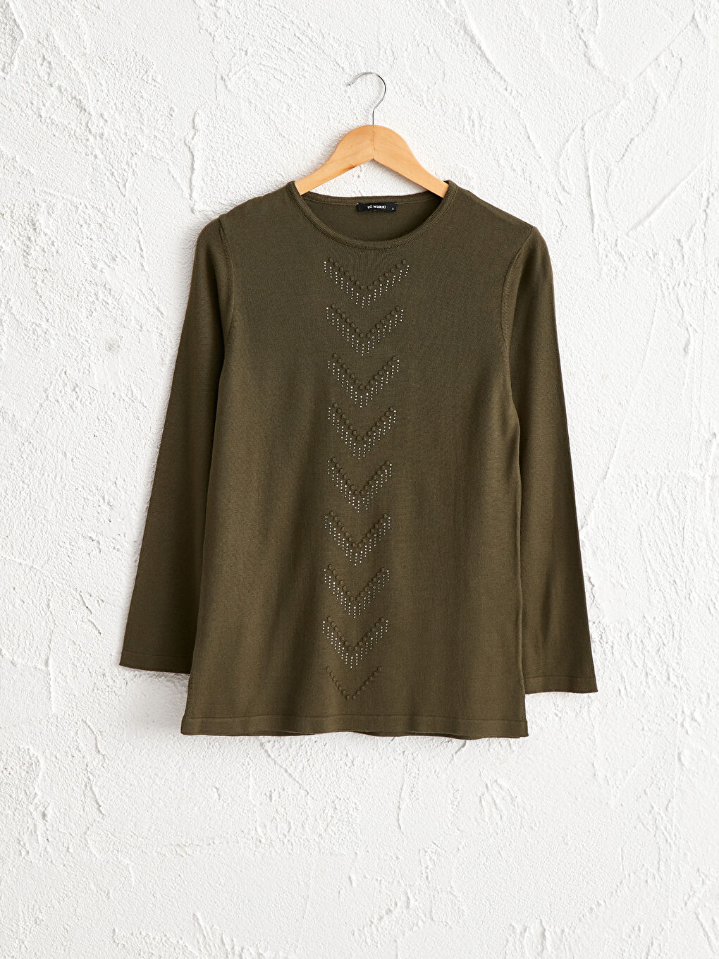 Applique Printed Tricot Jumper