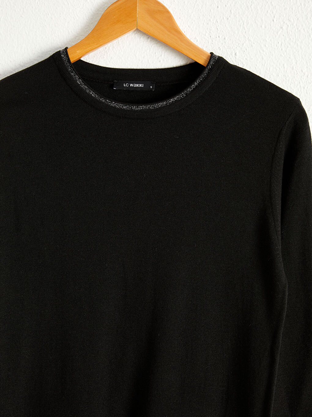LCW Grace Crew Neck Long Sleeve Women Slim Knitwear Sweater -0WAN88Z8-CVL