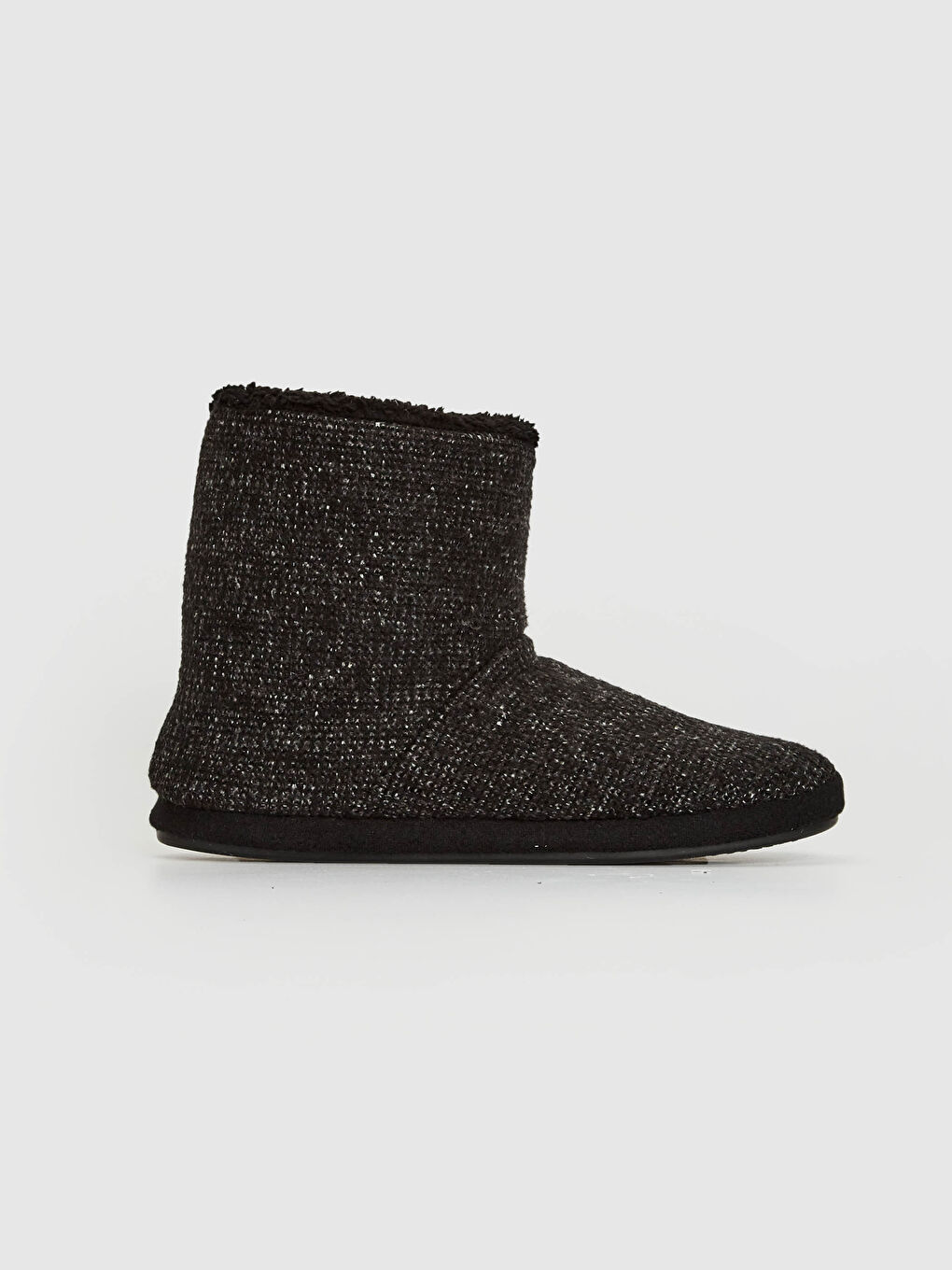 Antrasit Erkek Triko Ev Botu-1