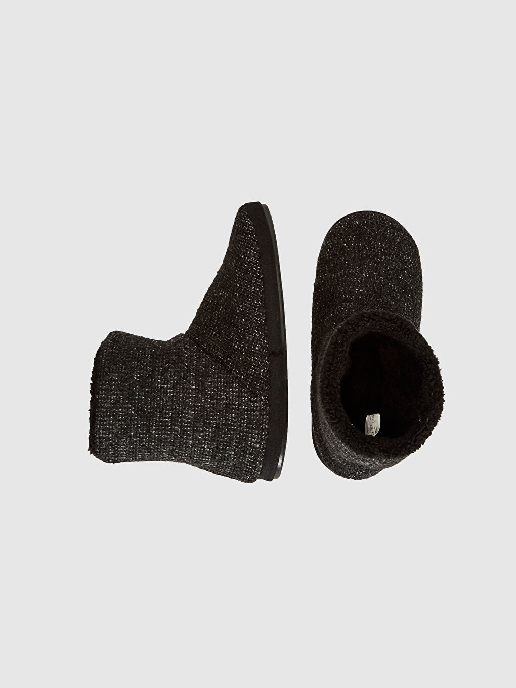 Antrasit Erkek Triko Ev Botu