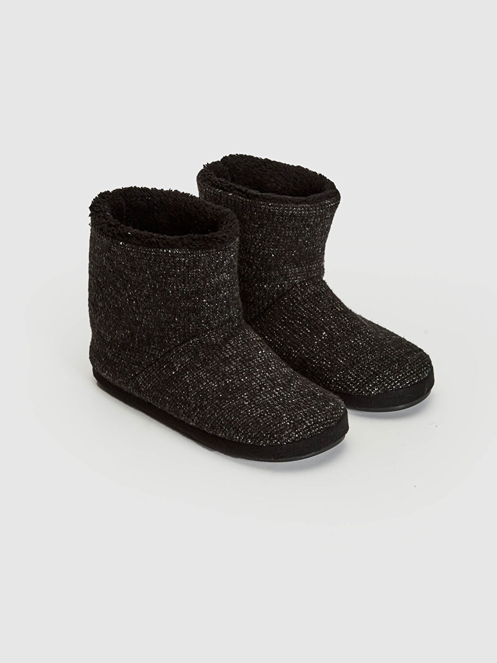 Antrasit Erkek Triko Ev Botu-4