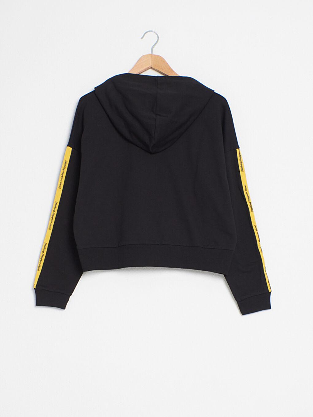 Stripe Detailed Hoodie-1