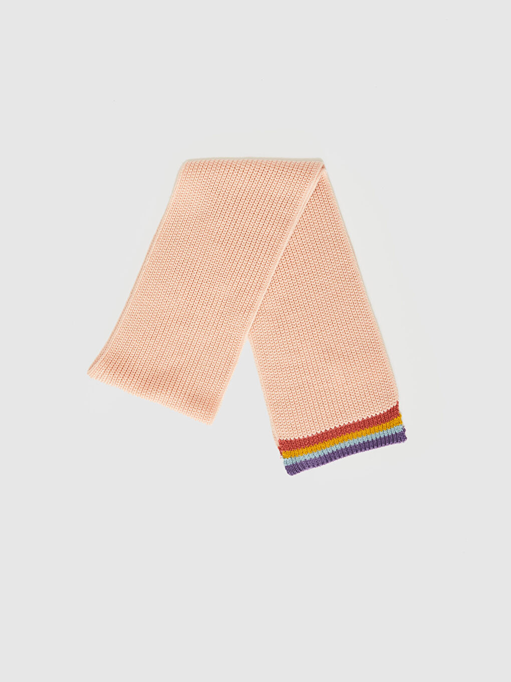 Girl's Cute Face Pattern Knitwear Beanie and Scarf-2