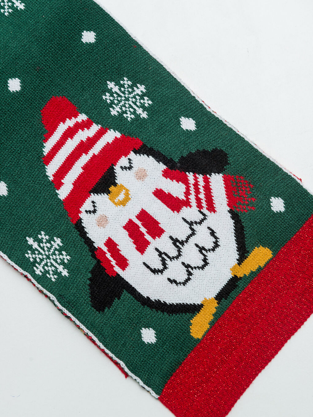 Bonnet et Écharpe Thématiques de Noël pour Fille-4