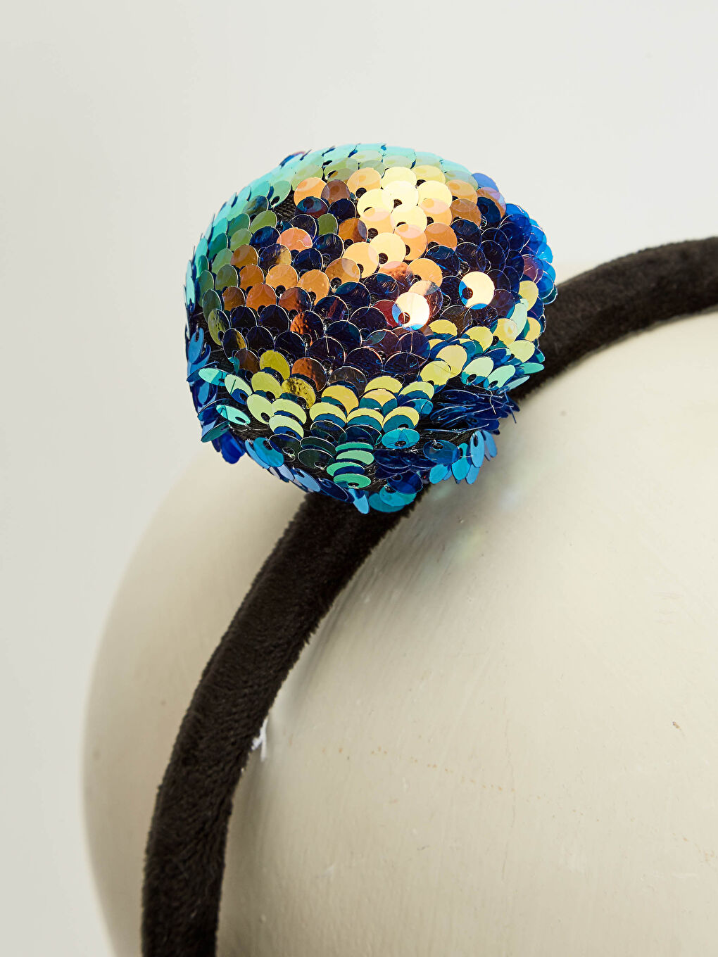 Siyah Kız Çocuk Peluş Kulaklık-2