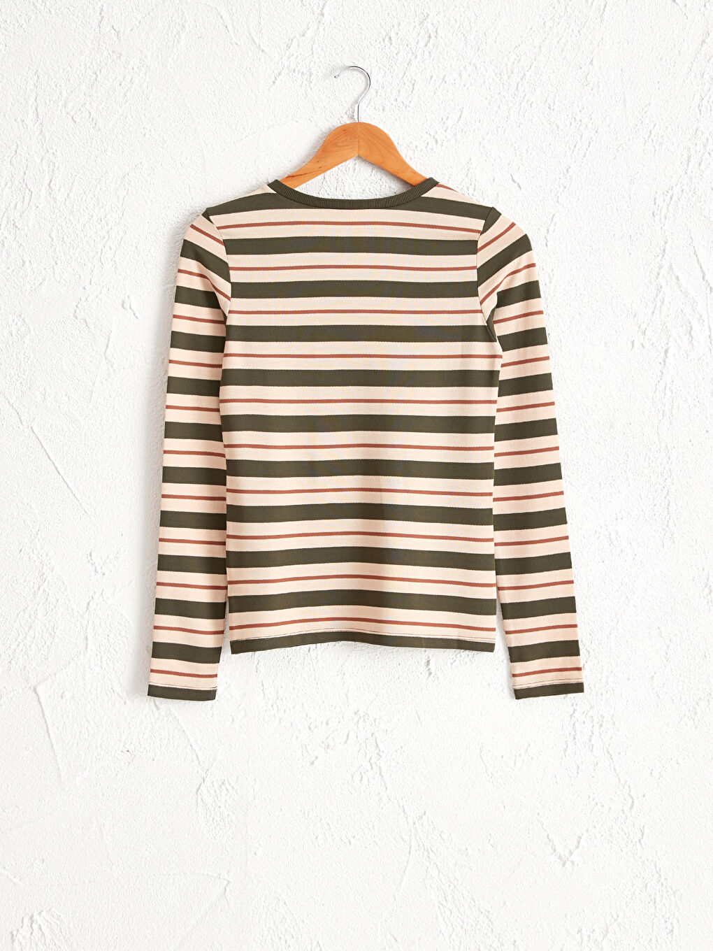 Striped Long Sleeve T-Shirt-1
