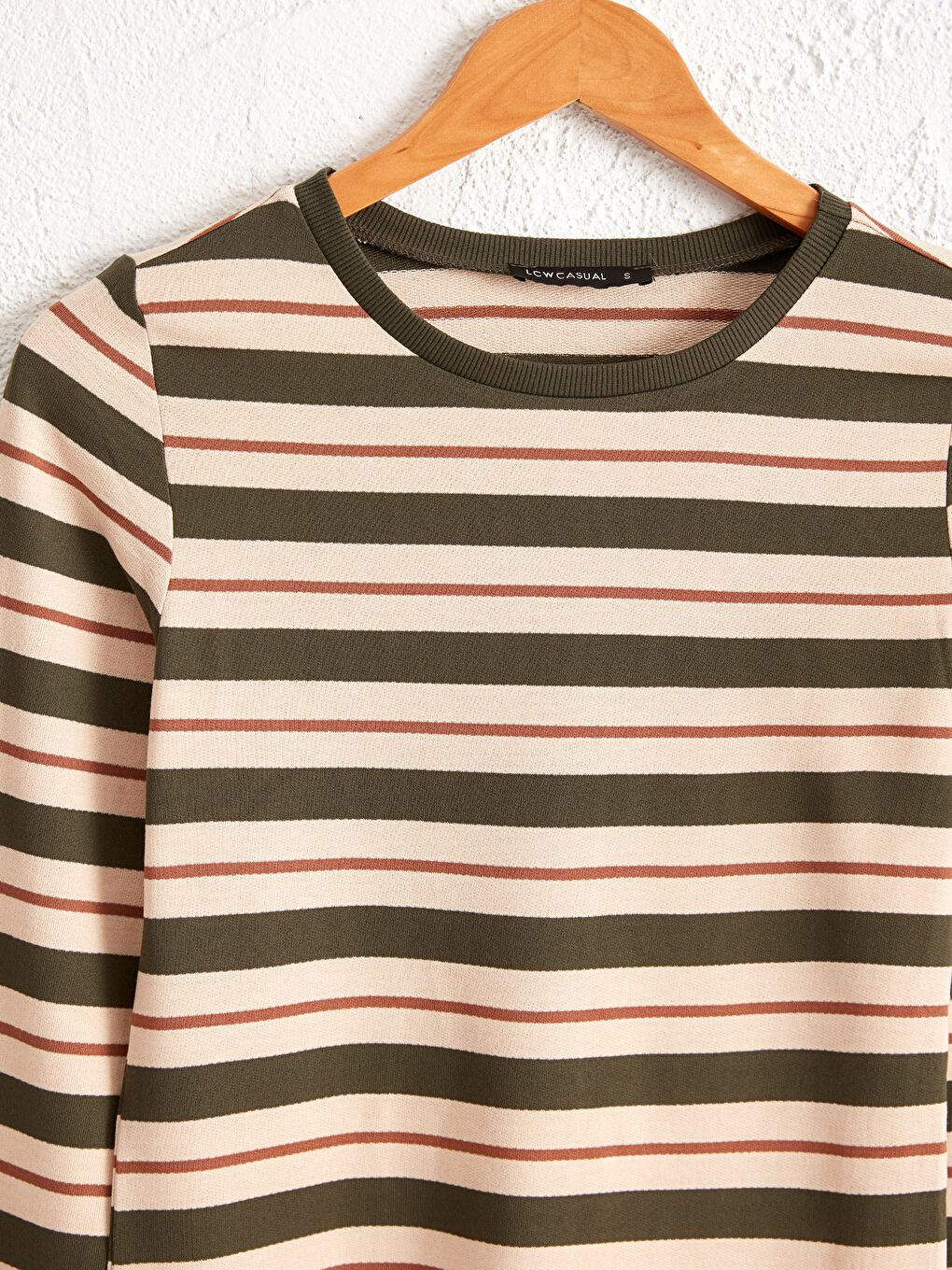 Striped Long Sleeve T-Shirt-2