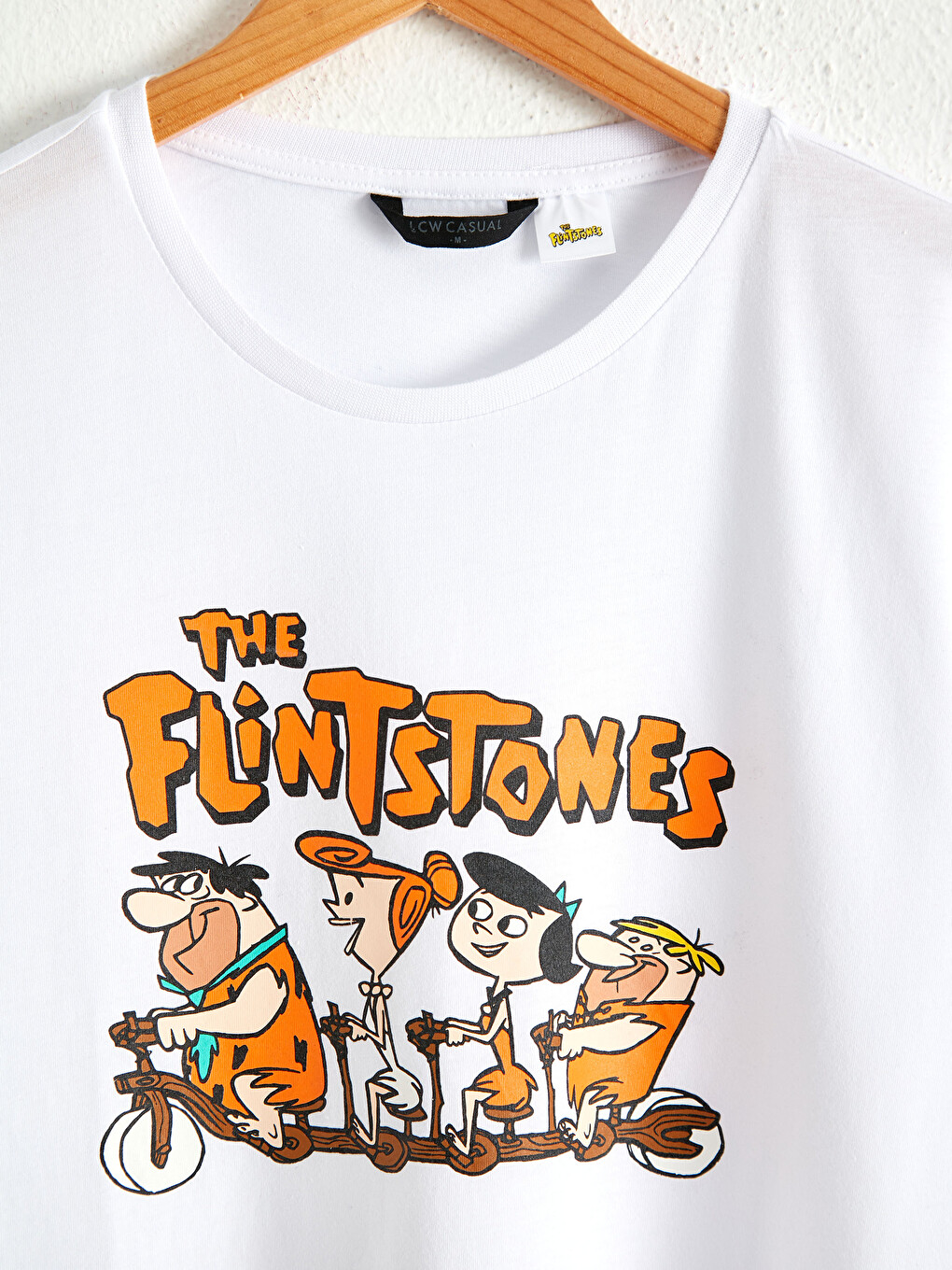 The Flintstones Printed Cotton T-Shirt Father and Son Matching-1