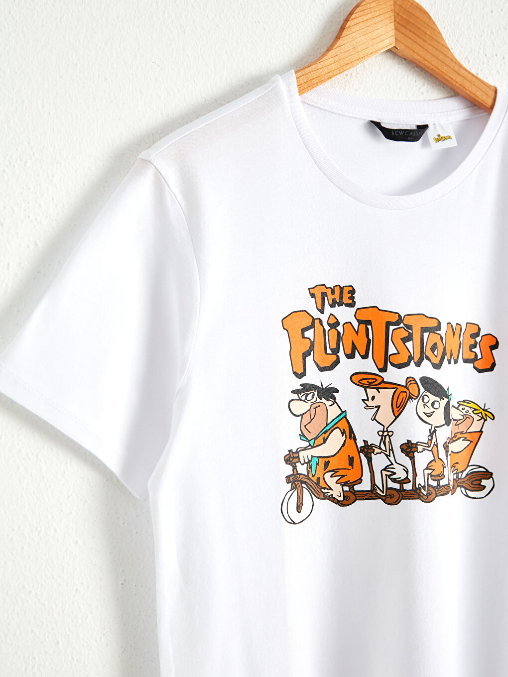 The Flintstones Printed Cotton T-Shirt Father and Son Matching-3